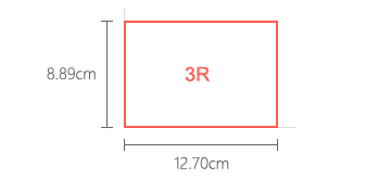 5寸（3R）这是最常见的尺寸